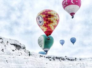 Полёт на воздушном шаре в Памуккале из Бодрума